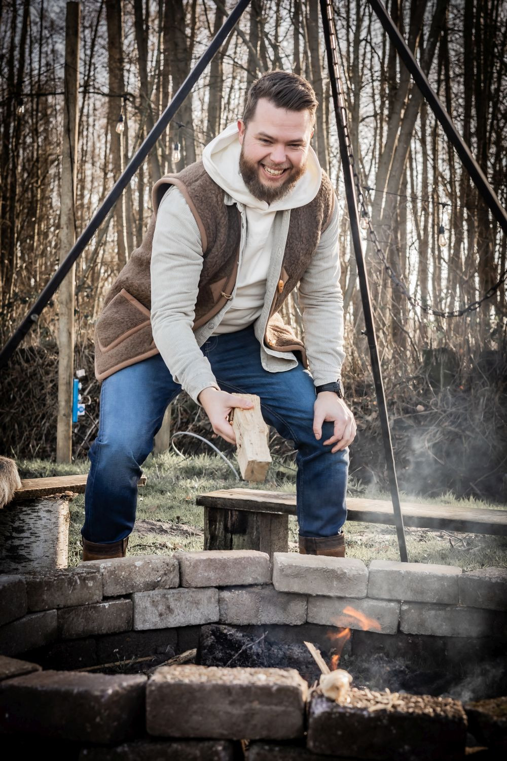 Bodywarmer Alpen Bark - Afbeelding 4