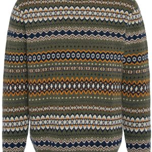 Trui Case Fairisle Willow Green