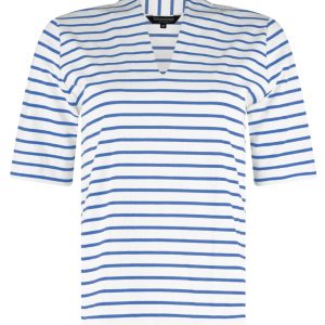 Top Gestreept Palace Blue