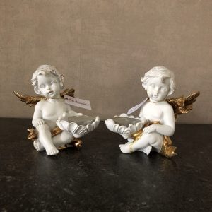 Engel met kaars (set/2).