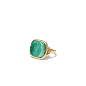 Delphine green ring