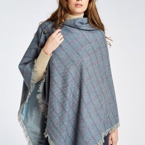 Poncho Hazelwood Denim Haze