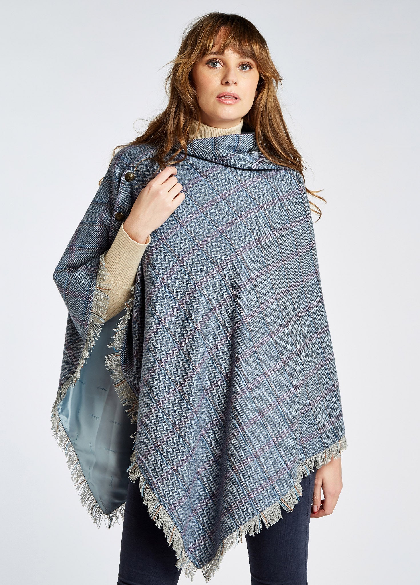 Poncho Hazelwood Denim Haze - Afbeelding 2
