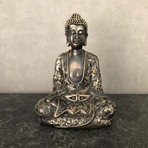 Zittende Boeddha – Bronskleurig – Poly