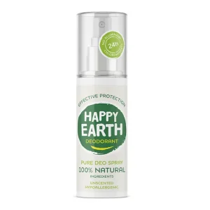 Happy Earth Pure deodorant spray unscented (100 ML)