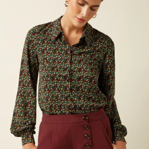 Blouse Maisie Mirth Rhubarb Red