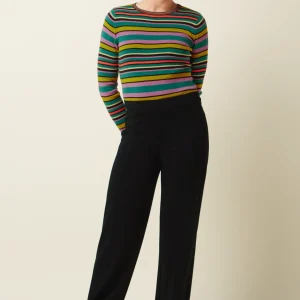 Broek Border Pintuck Milano Black