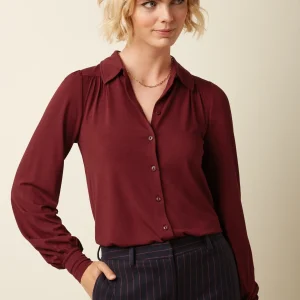 Blouse Carina Rhubarb Red