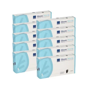 Abena Poedervrije Nitrile Handschoenen Maat L (10x100 ST)