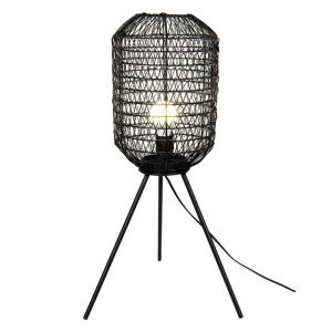 Staanlamp Belle – Metaal – Zwart