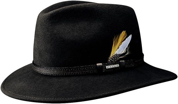 Hoed Ripon Zwart - Afbeelding 2