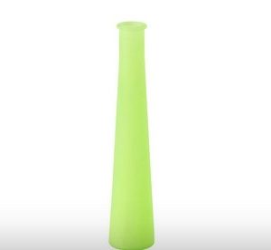 Vaas Tube – Glas – Neon Groen – L6,5xB6,5xH31cm