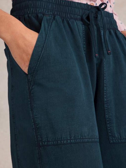 Broek Ava Wide Mid Denim - Afbeelding 5