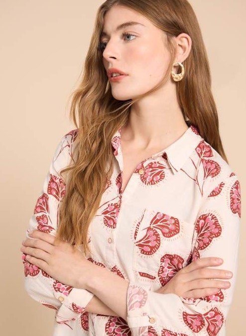 Blouse Sophie Organic Ivory - Afbeelding 4