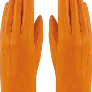 Handschoen Leer Geel
